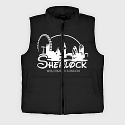 Мужской жилет Sherlock, цвет: 3D-черный