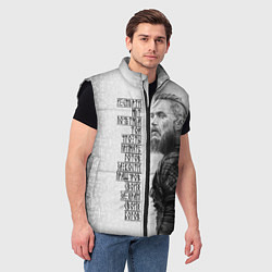 Мужской жилет И смерти нет почетней той, цвет: 3D-черный — фото 2