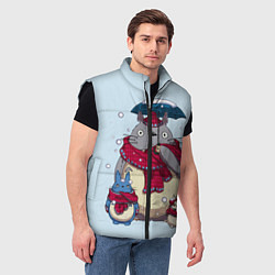 Мужской жилет Мой сосед Тоторо, цвет: 3D-черный — фото 2