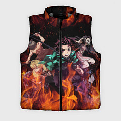 Мужской жилет KIMETSU NO YAIBA, цвет: 3D-светло-серый
