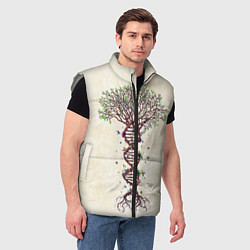 Мужской жилет Дерево жизни, цвет: 3D-светло-серый — фото 2