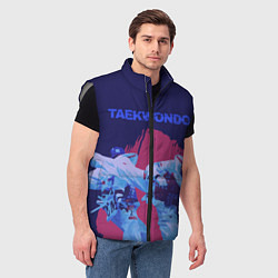 Мужской жилет Taekwondo, цвет: 3D-светло-серый — фото 2
