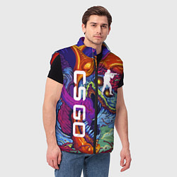 Мужской жилет CS GO HYPERBEAST, цвет: 3D-красный — фото 2