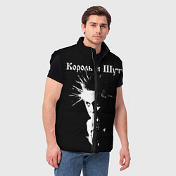 Мужской жилет Король и Шут Анархия спина, цвет: 3D-черный — фото 2