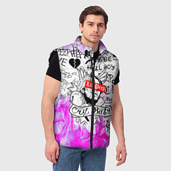 Мужской жилет LIL PEEP, цвет: 3D-черный — фото 2