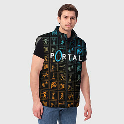 Мужской жилет PORTAL, цвет: 3D-светло-серый — фото 2