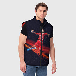 Мужской жилет Гандболист, цвет: 3D-красный — фото 2