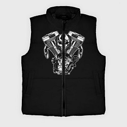 Мужской жилет Движковый череп