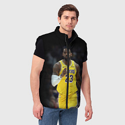 Мужской жилет Леброн Джеймс, цвет: 3D-черный — фото 2