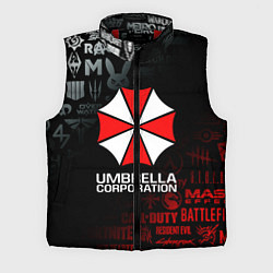 Мужской жилет RESIDENT EVIL UMBRELLA CORP, цвет: 3D-красный