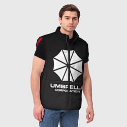 Мужской жилет Umbrella Corporation, цвет: 3D-красный — фото 2