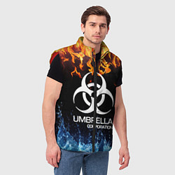 Мужской жилет UMBRELLA CORPORATION, цвет: 3D-красный — фото 2