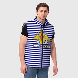 Мужской жилет Тельняшка ВМФ, цвет: 3D-светло-серый — фото 2