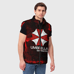 Мужской жилет UMBRELLA CORP, цвет: 3D-красный — фото 2