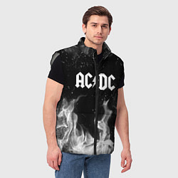 Мужской жилет AC DC, цвет: 3D-светло-серый — фото 2