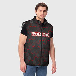 Мужской жилет ROBLOX, цвет: 3D-светло-серый — фото 2