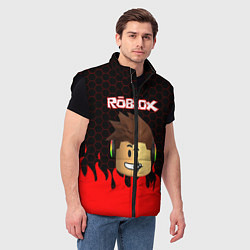 Мужской жилет ROBLOX, цвет: 3D-черный — фото 2