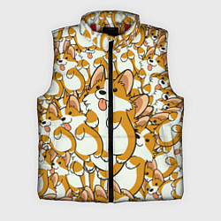 Мужской жилет Корги, цвет: 3D-красный