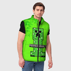 Мужской жилет MINECRAFT, цвет: 3D-черный — фото 2