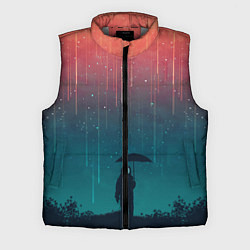 Мужской жилет Космический Дождь, цвет: 3D-светло-серый