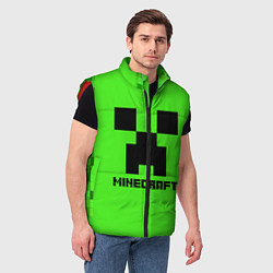 Мужской жилет MINECRAFT, цвет: 3D-красный — фото 2