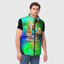 Мужской жилет MINECRAFT, цвет: 3D-черный — фото 2