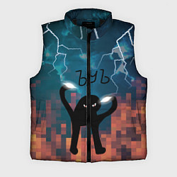 Мужской жилет ЪУЪ Молнии, цвет: 3D-черный