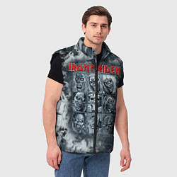 Мужской жилет Iron Maiden, цвет: 3D-черный — фото 2