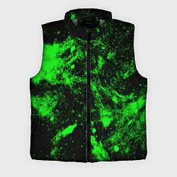 Мужской жилет Зелёная краска, цвет: 3D-светло-серый