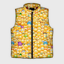 Мужской жилет Смайлики Emoji, цвет: 3D-красный