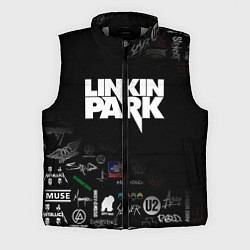 Мужской жилет LINKIN PARK, цвет: 3D-светло-серый