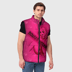 Мужской жилет Пошлая МоллиЧР, цвет: 3D-черный — фото 2