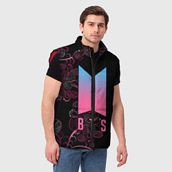 Мужской жилет BTS, цвет: 3D-красный — фото 2