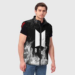 Мужской жилет BTS, цвет: 3D-красный — фото 2