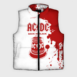 Мужской жилет ACDC Back in Black, цвет: 3D-красный