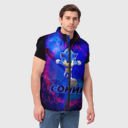 Мужской жилет СОНИК, цвет: 3D-черный — фото 2