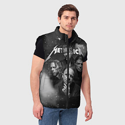 Мужской жилет Metallica, цвет: 3D-черный — фото 2