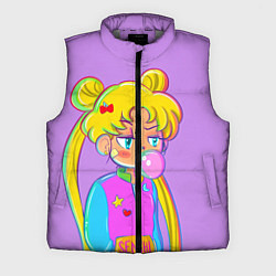 Мужской жилет SAILOR MOON, цвет: 3D-светло-серый