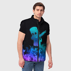 Мужской жилет Marshmello Fortnite, цвет: 3D-черный — фото 2