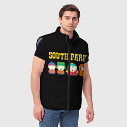 Мужской жилет South Park, цвет: 3D-светло-серый — фото 2