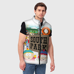 Мужской жилет ЮЖНЫЙ ПАРК, цвет: 3D-черный — фото 2