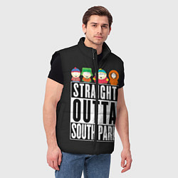 Мужской жилет South Park, цвет: 3D-черный — фото 2