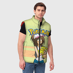 Мужской жилет POKEMON, цвет: 3D-красный — фото 2