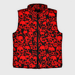 Мужской жилет ЧЕРЕПА, цвет: 3D-красный