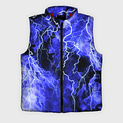 Мужской жилет МОЛНИЯ BLUE, цвет: 3D-красный