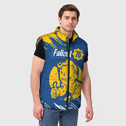 Мужской жилет FALLOUT76, цвет: 3D-светло-серый — фото 2