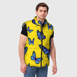 Мужской жилет БАБОЧКИ, цвет: 3D-светло-серый — фото 2