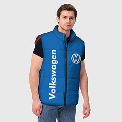 Мужской жилет Volkswagen, цвет: 3D-красный — фото 2