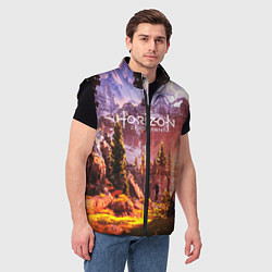 Мужской жилет Horizon Zero Dawn, цвет: 3D-черный — фото 2