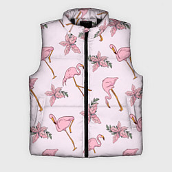 Мужской жилет Розовый фламинго